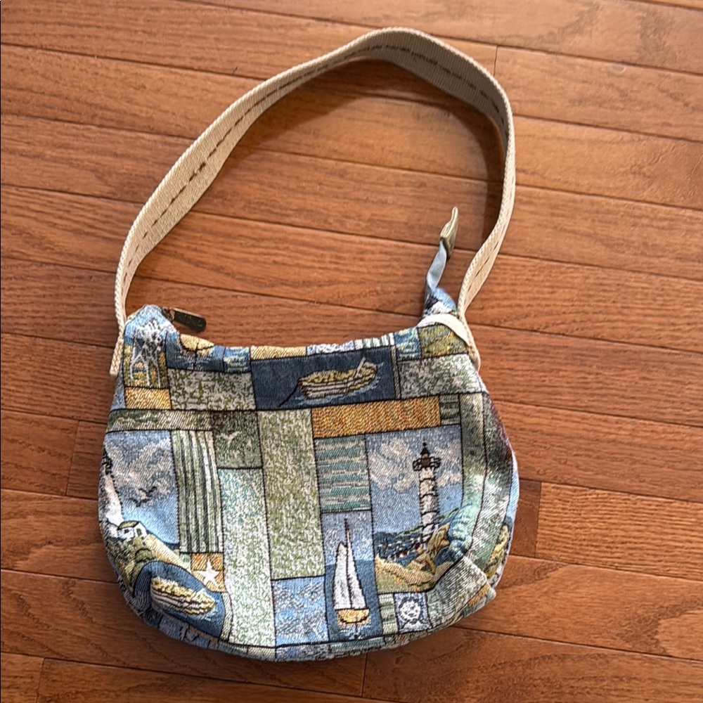 Paul Breut Tapestry nautical beach theme bag like new